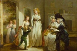 Morland, George, 1763-1804; A Visit to the Boarding School