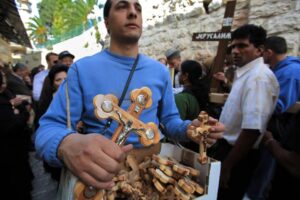 Good Friday Procession In Jerusalem's Old City