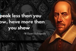 Speak Less, Show Less: Shakespeare’s Path to Unconventional Success