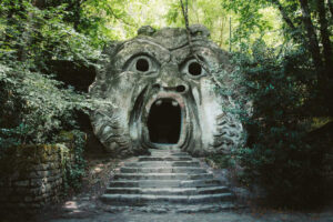 Parco dei Mostri (Park of the Monsters) in Bomarzo, province of Viterbo, Lazio, Italy