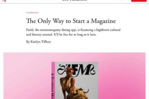 The Only Way to Start a Magazine – The Atlantic