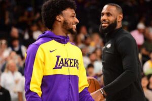 Lakers’ Bronny James Reflects on Historic Game with LeBron: ‘That’s Literally My Dad’