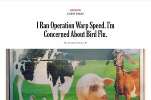 Opinion | I Ran Operation Warp Speed. I’m Concerned About Bird Flu.