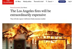 The Los Angeles fires will be extraordinarily expensive