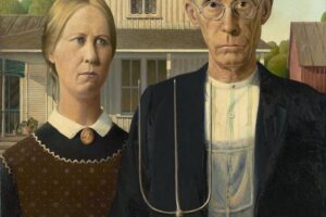 Grant-Wood-49-languages-Add-topic-4-⁄-12-More-details-Grant-Wood-American-Gothic-1930-Art-Institute-of-Chicago