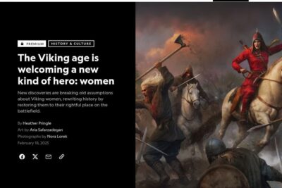 The Viking age is welcoming a new kind of hero: women
