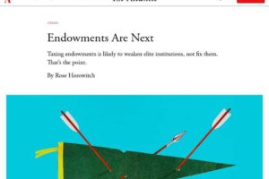 The Endowment Tax Would Hurt