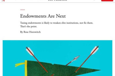 The Endowment Tax Would Hurt