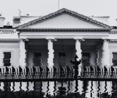 white-house-distorted-bw