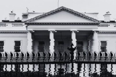 white-house-distorted-bw