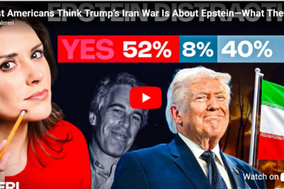 The Epstein Theory Goes Mainstream—About Trump’s Iran War