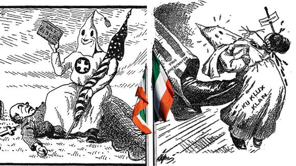 A hidden chapter of U.S. history shows how the Irish fought back against the KKK
