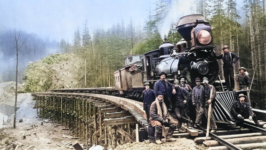 7 captivating photos of train travels first century Popular Science