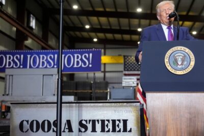 Trump: buy American, unless it’s for my ballroom