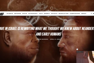 A Cave in Israel Is Rewriting What We Thought We Knew About Neanderthals and Early Humans