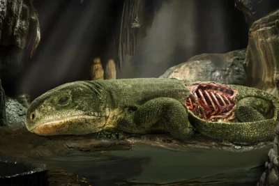 289-million-year-old mummified reptile reveals how breathing began on land