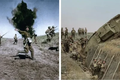 23 Colorized Photos of Historic Battles (1900s–1940s)