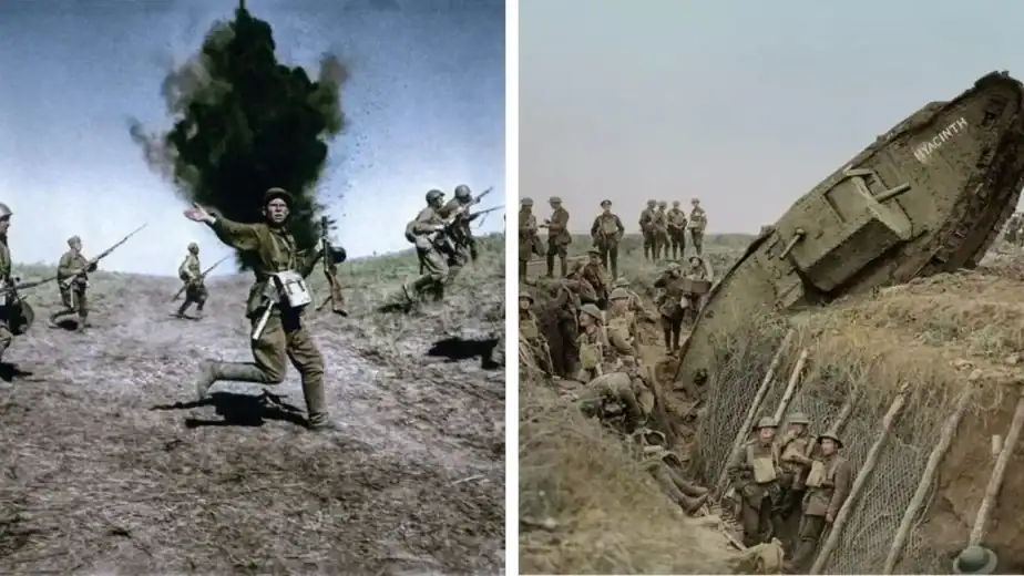 23 Colorized Photos of Historic Battles (1900s–1940s)