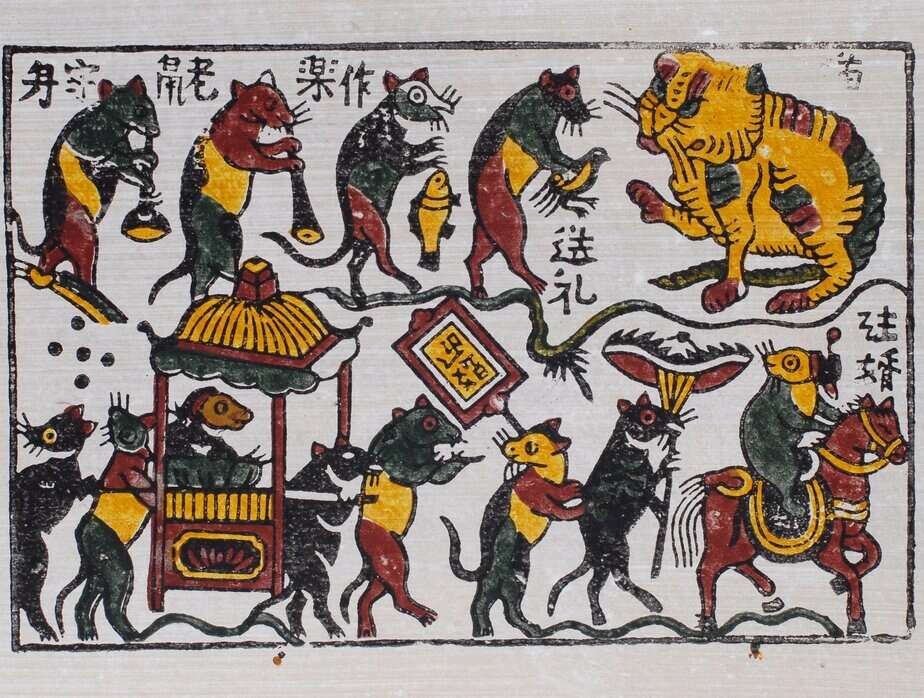An Invitation to The Rats Wedding And Vietnam’s Ðông Hồ Folk Paintings – Flashbak