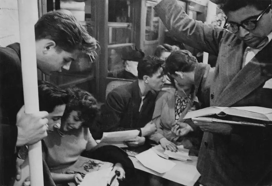 Stanley Kubrick Shot These Photos on the New York Subway After Midnight in the 1940s