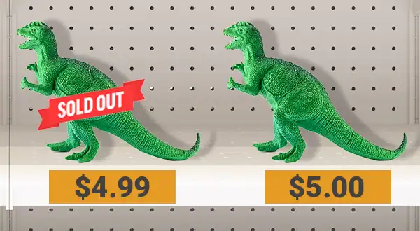 Why you’re more likely to buy something for $4.99 than $5.00