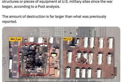 Satellite Images Reveal Iran Has Destroyed Far More Than Trump Admits