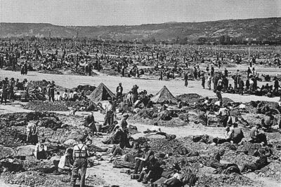 Rheinwiesenlager: The infamous prison camps that formed near the end of WWII and ignored many of the protections outlined in the Geneva Conventions