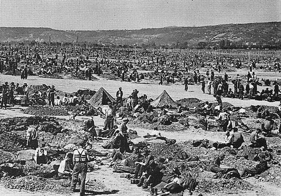 Rheinwiesenlager: The infamous prison camps that formed near the end of WWII and ignored many of the protections outlined in the Geneva Conventions