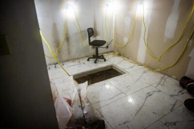 ‘Most sophisticated drug tunnel ever’ found as 1,933ft passage with electric slides links Mexico to San Diego storefront