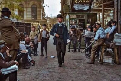 20 photos that open a window into the life of a paper boy in the 1900s