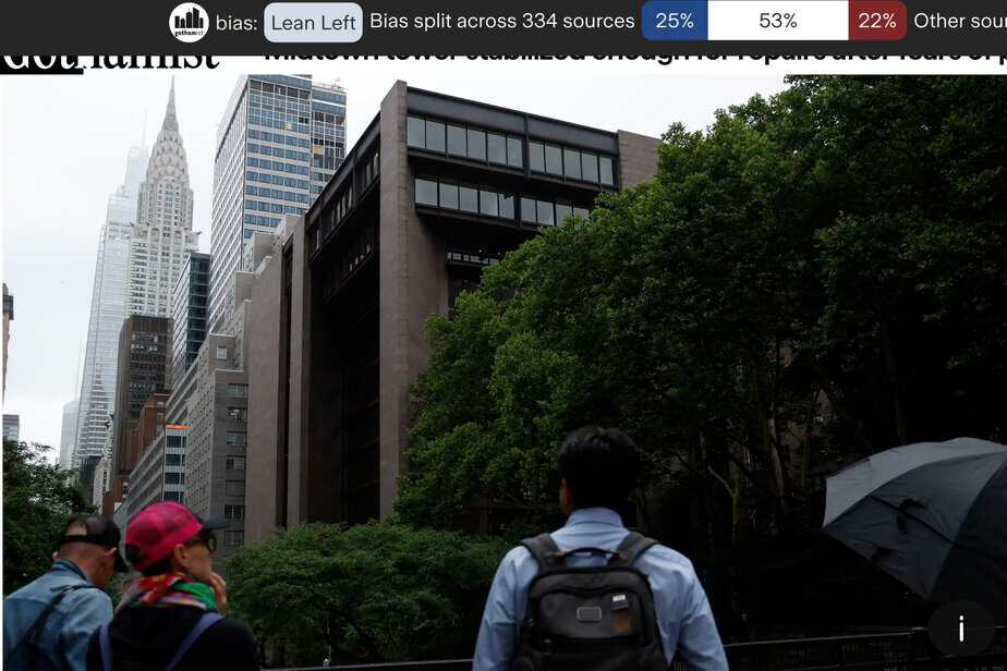 Midtown tower stabilized enough for repairs after fears of potential collapse