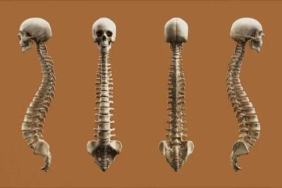 Evolutionary biology says the human spine was not designed for walking upright – it was redesigned for it over two million years and the back pain that results affects almost every adult on Earth as a consequence