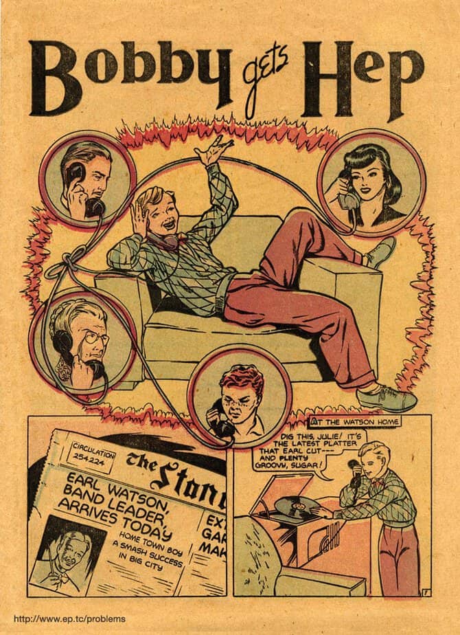 Bobby Gets Hep – A Comic Party Line PSA, 1946 – Flashbak