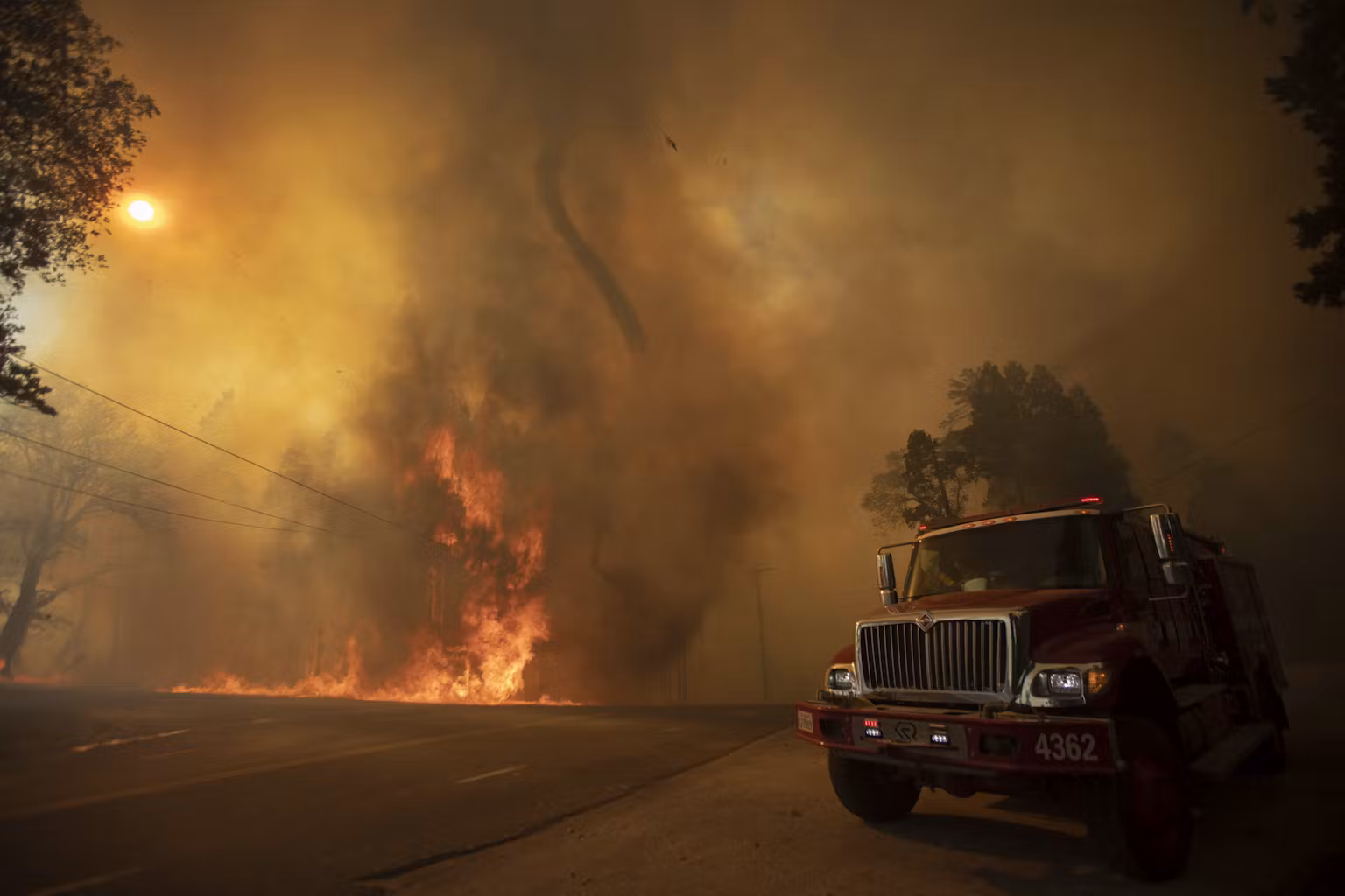 Wildfires can generate tornadoes, lightning and other extreme weather, sometimes miles from the flames