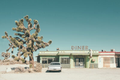 Deserted Diners and Muted Pastel Scenes Captured on the Roadsides of the American West