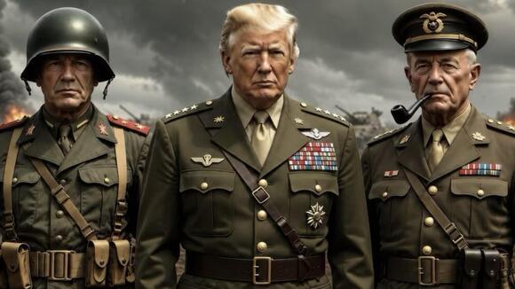 Bone Spurs President Uses AI to Award Himself Ultimate Medal