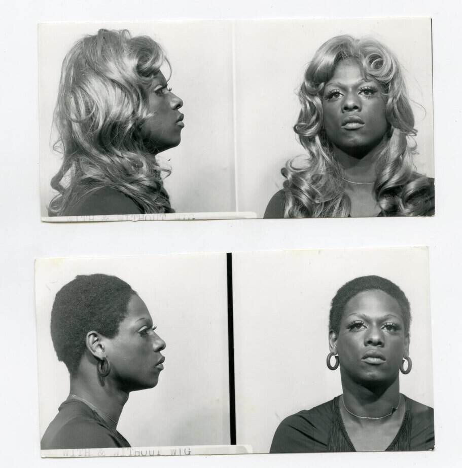 Police Mugshots of Black Trans Women Arrested for Cross-Dressing or Female Impersonation in 1970s Philadelphia